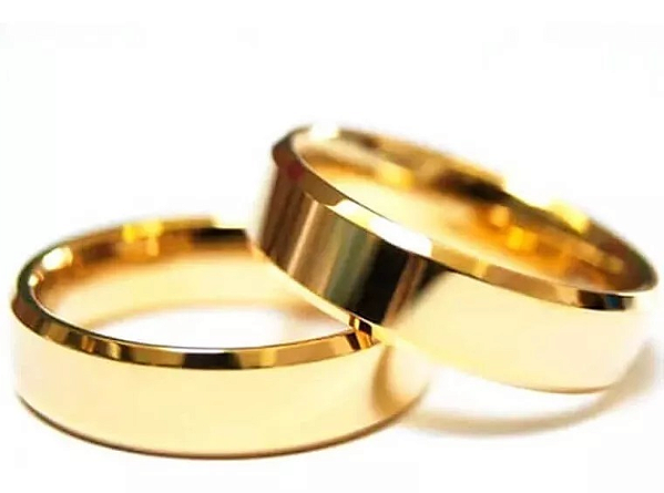 Aliança em ouro 18k chanfranda