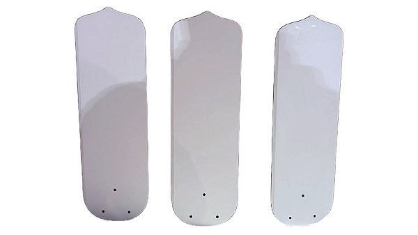 Hélice 3 Pás Reta Mdf Ventilador De Teto Loren Sid M1 M2 Br