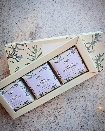 TRIO DE SABONETES ALECRIM LENVIE