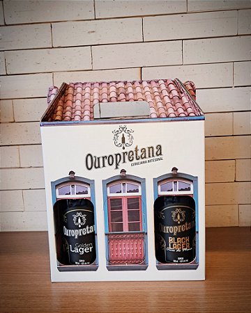 KIT OUROPRETANA COM TAÇA