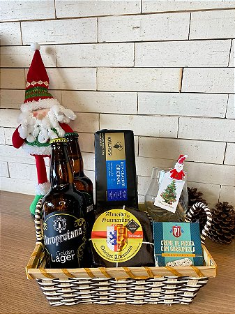 CESTA CERVEJA E SABORES