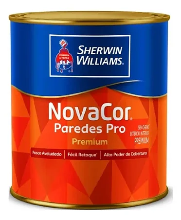 Sherwin Williams Novacor Paredes Pro Premium Branco 0,900ml