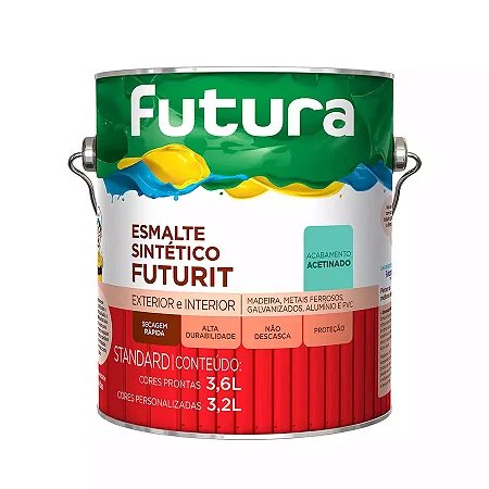 Futura Esmalte Sintético Acetinado Branco 3,600L