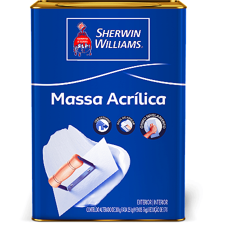 Sherwin Williams Massa Acrílica 25Kg