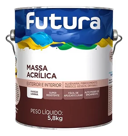 Futura Massa Acrílica 5,8Kg Galão