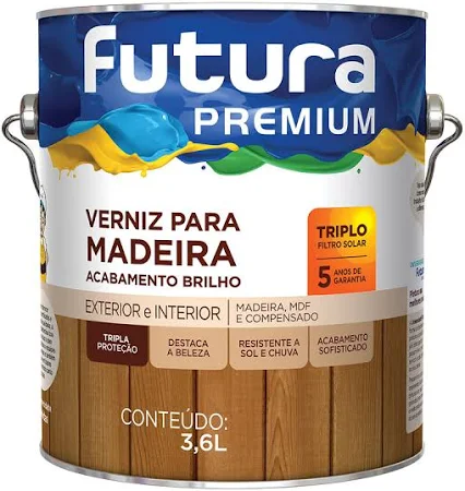Futura Verniz Triplo Filtro Solar Premium 3,600L