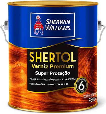 Sherwin Williams Verniz Premium Brilhante Shertol 3,600L