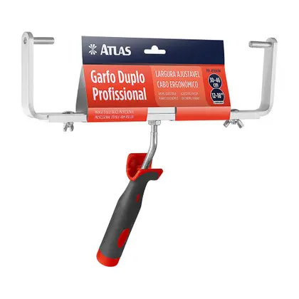 Atlas Suporte Duplo para Rolo 46cm Profissional