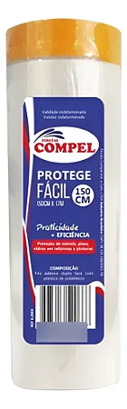 Compel Filme Protege Fácil 150cmx17m Fita Adesiva