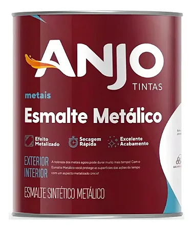 Anjo Esmalte Sintético Metálico 900ml