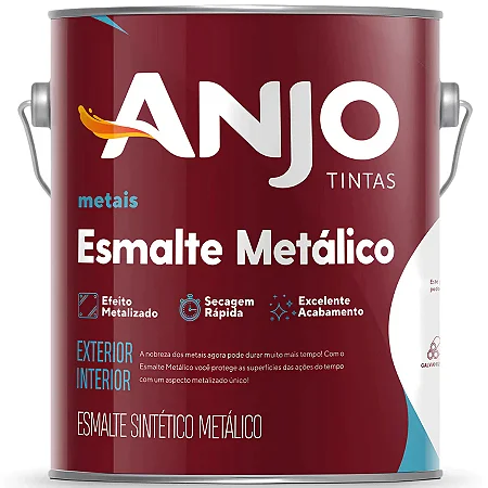 Anjo Esmalte Sintético Metálico 3,6L