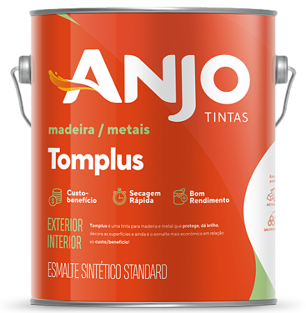 Anjo Esmalte Sintético Standard Tomplus 3,6L
