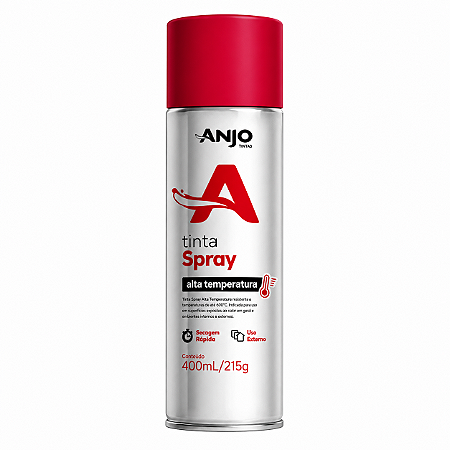 Anjo Tinta Spray Alta Temperatura 400ml