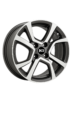 Roda Fiat Mobi R77 Aro 14 4x98 Grafite Diamantado