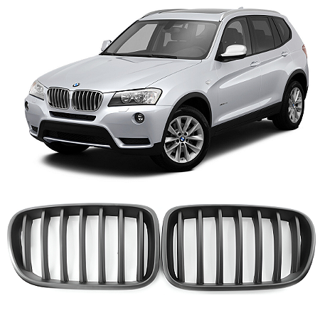 Grade Parachoque Dianteiro Bmw X3 2011 2012 2013 2014 Preta