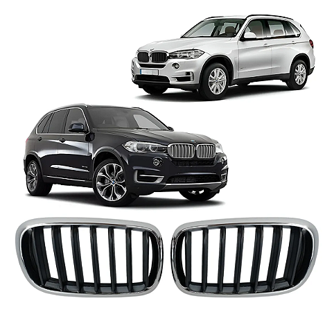 Grade Parachoque Dianteiro Bmw X5 2014 2015 2016 2017 2018 Cromado Novo
