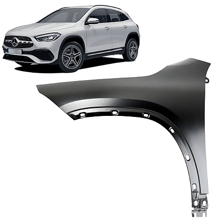 PARALAMA ESQUERDO MERCEDES GLA 200 GLA 35 2021 2024 ALUMINIO