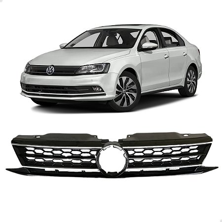 GRADE SUPERIOR DIANTEIRA FRISO CROMADO JETTA 2015 2016 2017