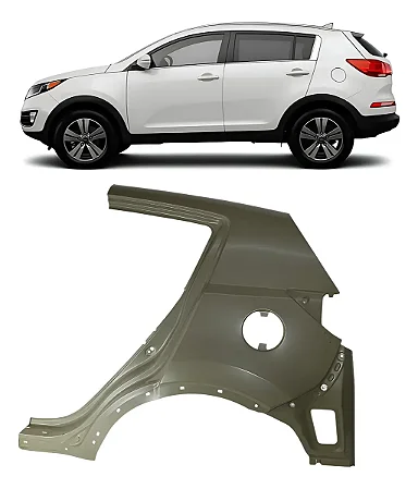 FOLHA LATERAL RETALHO TRASEIRO SPORTAGE 2011 2016 ESQUERDO