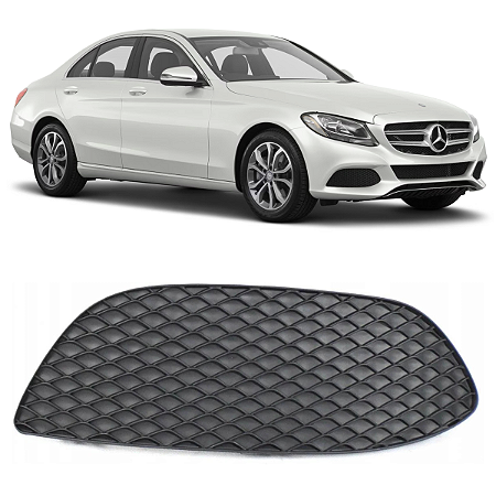 GRADE INFERIOR PARACHOQUE MERCEDES C180 C200 C300 2014 18 LD