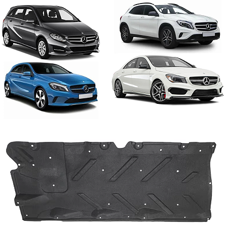 PROTETOR ASSOALHO MERCEDES A200 B200 CLA200 GLA200 DIREITO