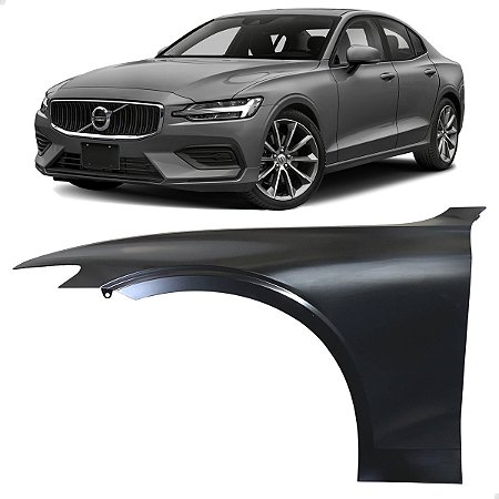 PARALAMA DIANTEIRO VOLVO S60 T4 T5 AÇO 2019 2022 ESQUERDO