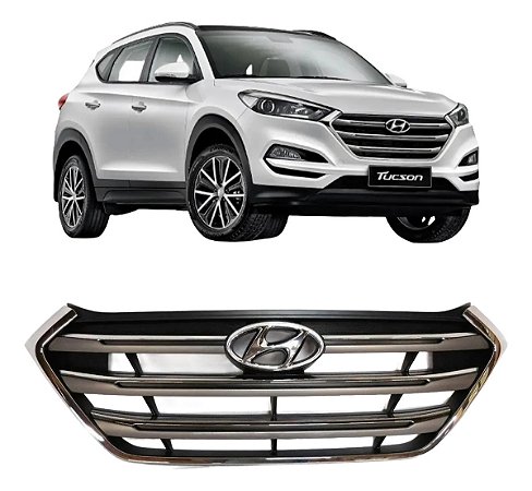 Grade Cromada Hyundai New Tucson 2017 2018 2019 2020