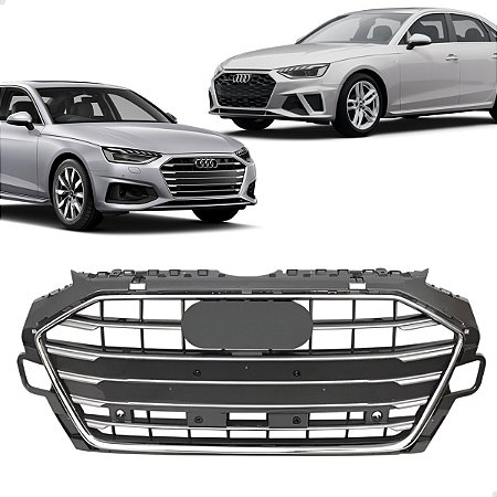 Grade Superior Dianteiro Friso Cromado Audi A4 2021 24 2025
