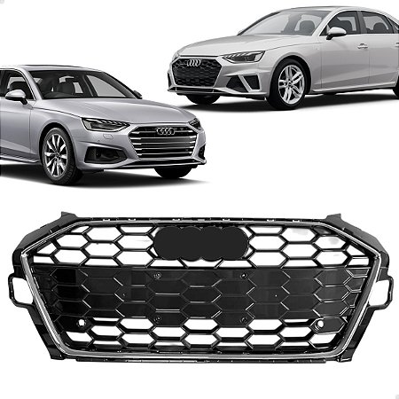 Grade Superior Dianteira Colmeia Audi A4 2021 2022 2024 2025