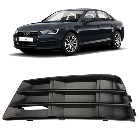 Grade Moldura Farol Milha Audi A4 2017 2018 2019 Motorista