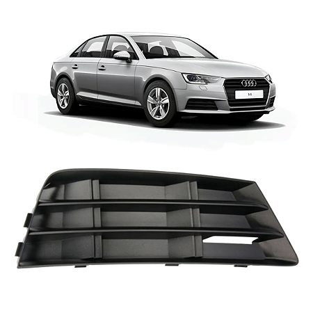 Grade Moldura Farol Milha Audi A4 2017 2018 2019 Direito