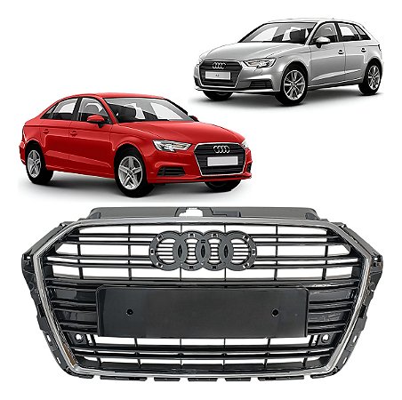 Grade Parachoque Dianteiro Audi A3 2017 2018 2019 2020 Nova