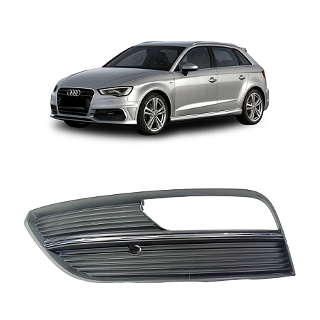 Grade Farol Milha Audi A3 Hatch 2013 2014 2015 2016 Esquerdo