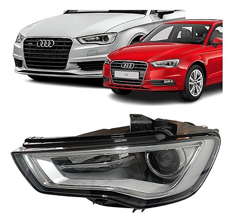 Farol Esquerdo Dianteiro Audi A3 2013 2014 2015 2016 Xenon