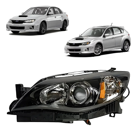 Farol Esquerdo Mascara Negra Subaru Impreza 2008 09 10 2011