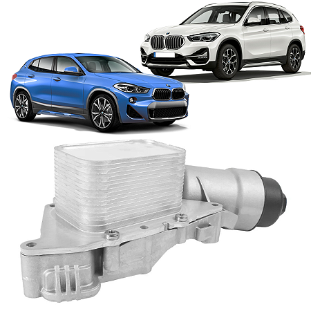 Suporte Filtro Oleo Trocador Calor Bmw X1 X2 2016 18 19 2021