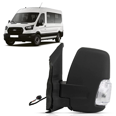 Retrovisor Esquerdo Com Pisca Transit 2020 21 2022 2023 2026