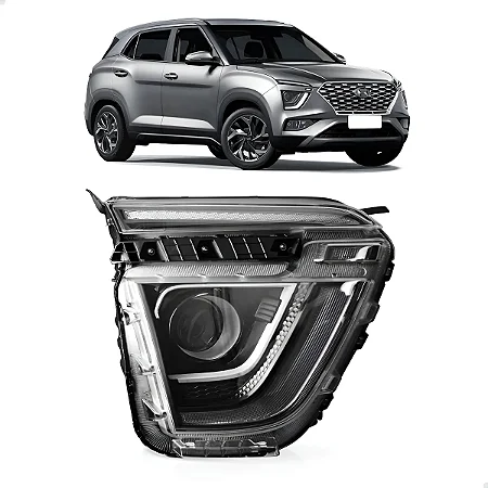 FAROL DIANTEIRO LED CRETA 2022 2023 2024 DIREITO 92102-BXXXX