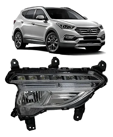 FAROL MILHA DIANTEIRO SANTA FÉ 2016 17 2018 PASSAGEIRO NOVO