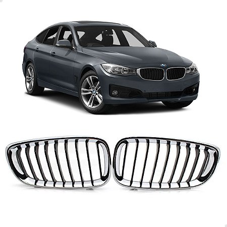 GRADE SUPERIOR CROMADA BMW 320I GT SPORT 2014 2016 2017 PAR
