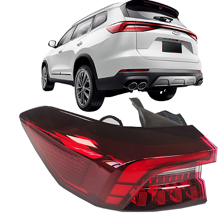LANTERNA TRASEIRA CHERY TIGGO 8 PRO 2024 2026 Motorista Novo