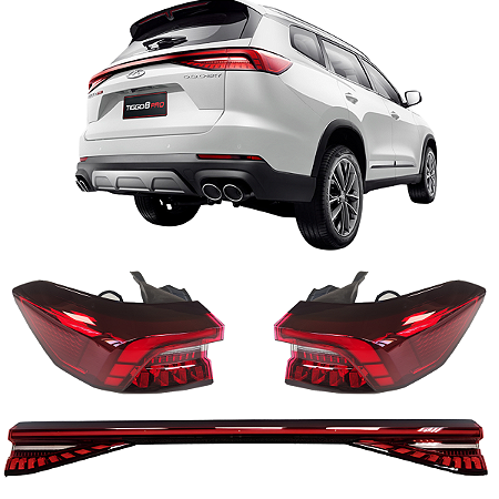 KIT LANTERNA TAMPA CANTO CHERY TIGGO 8 PRO 2024 2025 2026