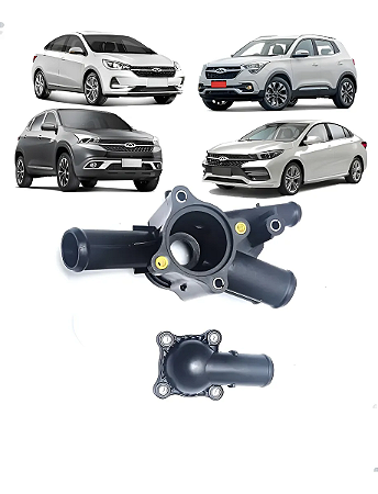 Carcaça Válvula Termostatica Chery Tiggo 5x 7 Arizzo 5 6 1.5 2019 2020 2021 2022 2023 2024 2025
