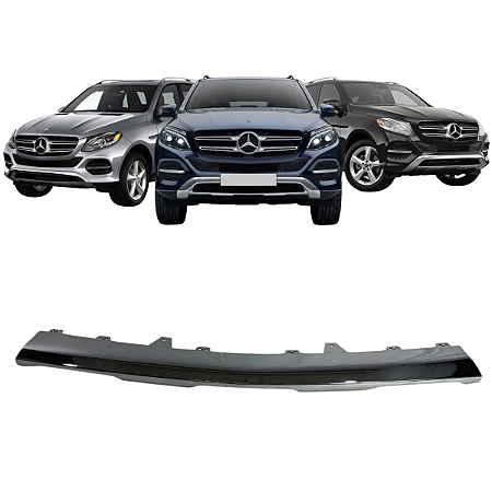 Friso Central Parachoque Dianteiro Mercedes Gle350 Gle400 Cromado Novo
