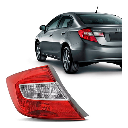 Lanterna Honda  Civic 2012 2013 2014 2015 2016 Lado Esquerdo