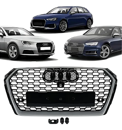 Grade Parachoque Dianteiro S4 Para Audi A4 2016 2017 2018