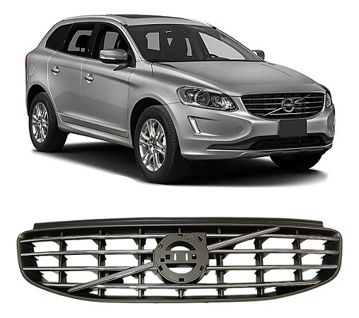 Grade Cromada Dianteira Volvo XC60 2013 2014 2015 2016 2017
