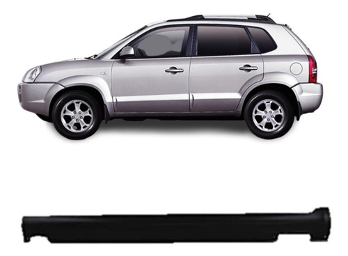 Spoiler Lateral Tucson 2006 2010 2012  2016 Lado Motorista