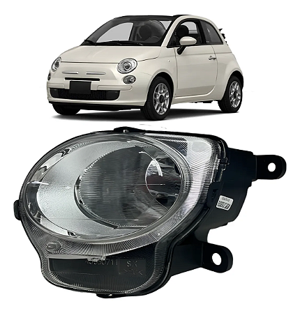 Farol Milha Auxiliar Fiat 500 2012 2014 2013 2015 Esquerdo
