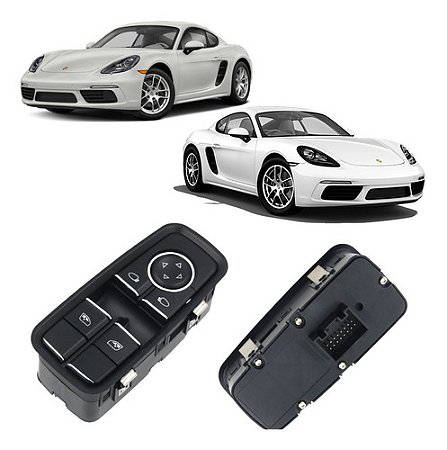 Interruptor Vidro Porsche Cayman Boxster 718 911 2012 2018